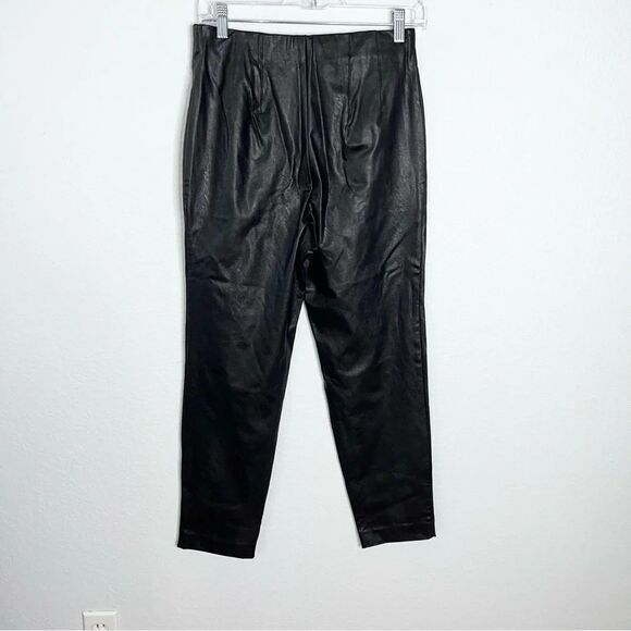 New with tags. Express Black Faux Leather Pants - Picture 2 of 9
